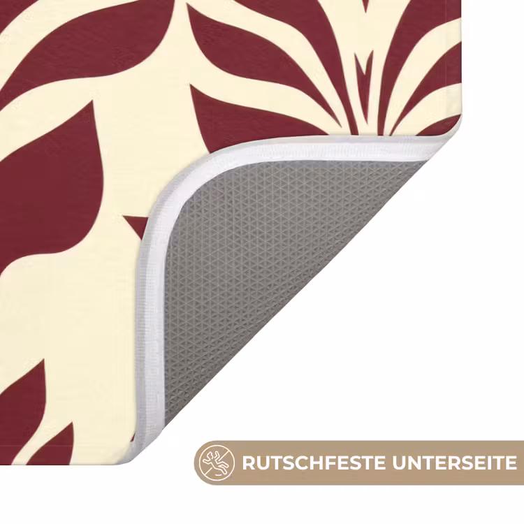 Abstract - Bladeren - Burgundy WCmat middel 1009 -USP_AntislipDE