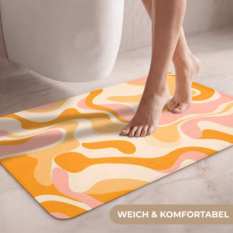 Abstract - Golvend - Oranje WCmat middel -USP_ZachtDE