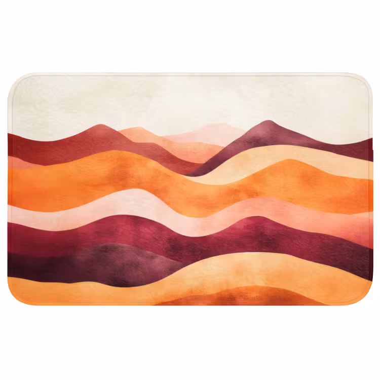 Abstract - Landschap - Golven WCmat middel -3d