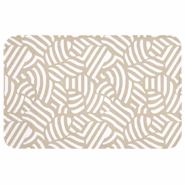 Abstract - Modern - Beige WCmat middel 1009 -3d