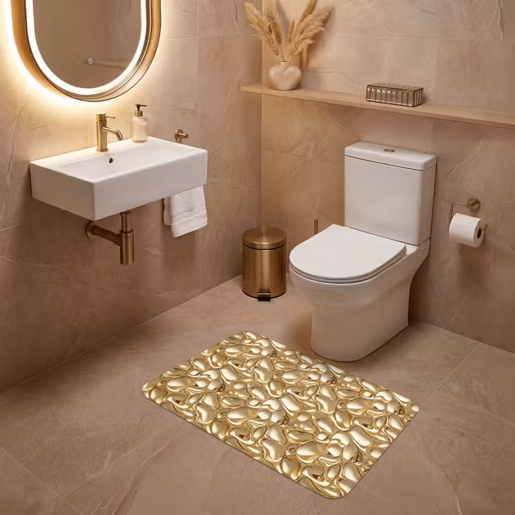 Abstract - Modern - Goud WCmat middel 1009 -sfeer3
