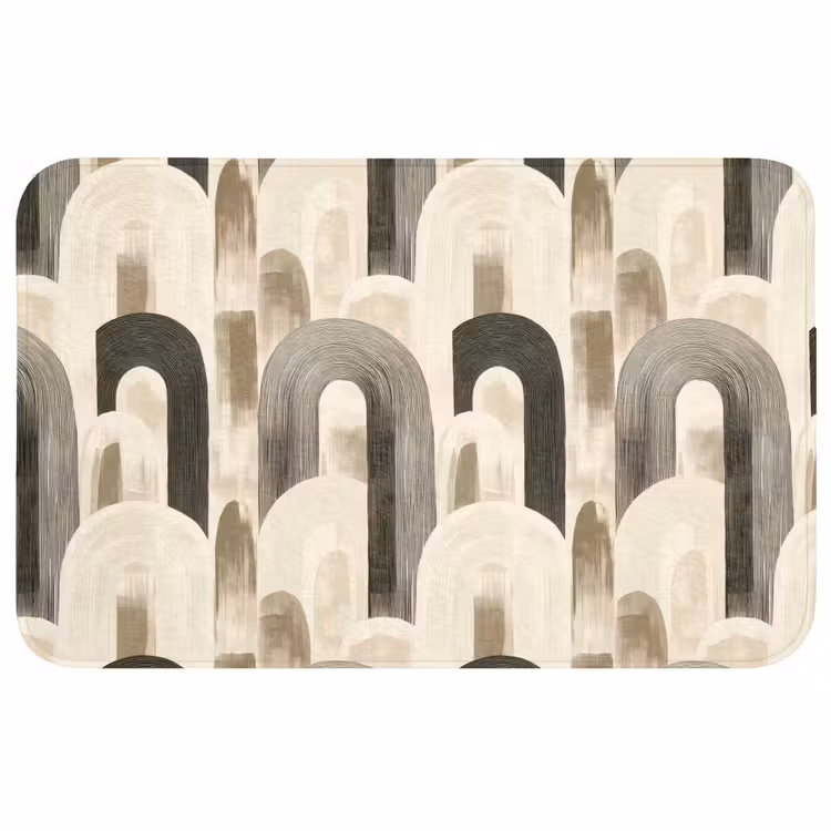 Abstract - Patroon - Bogen WCmat middel 1009 -3d