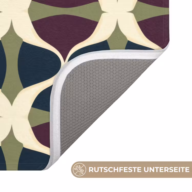 Abstract - Retro - Kleurrijk WCmat middel 1009 -USP_AntislipDE