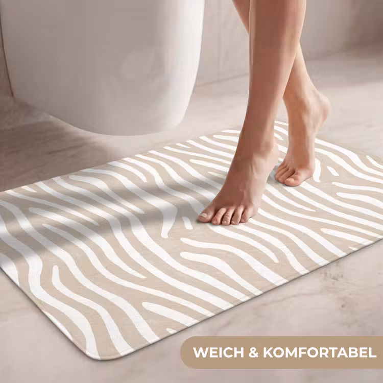 Abstract - Zebra - Beige WCmat middel 1009 -USP_ZachtDE