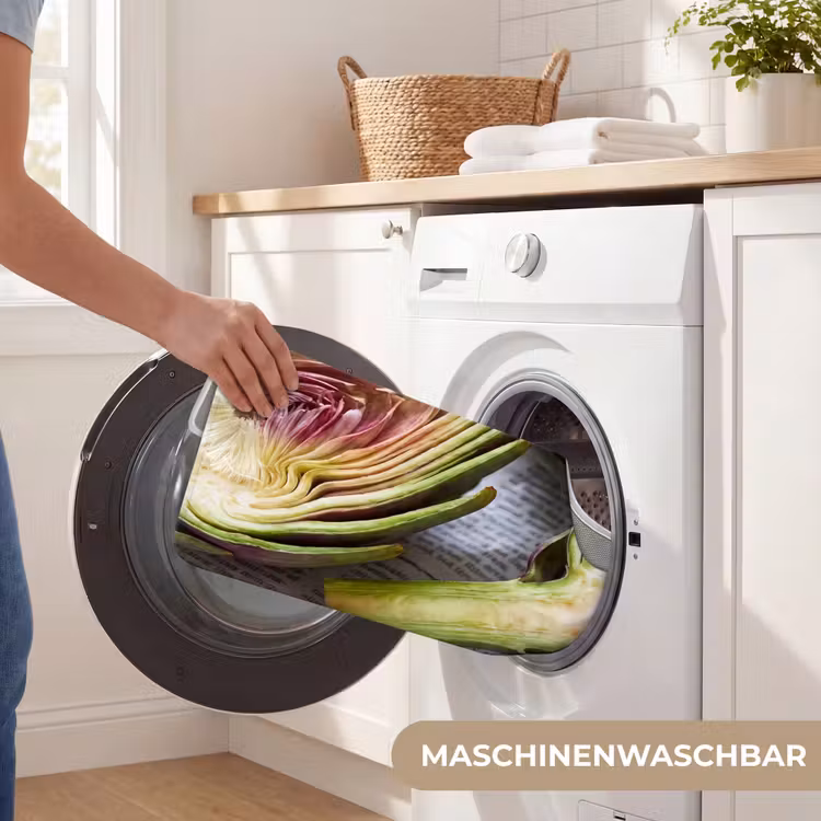 WC Vorleger - Artischocke – aufgeschnitten – Essen - Artisjok - Doorgesneden - Eten WCmat U-uitsnede middel