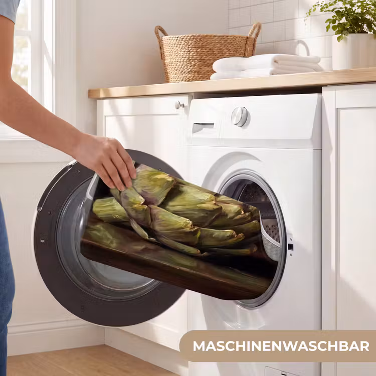 WC Vorleger - Artischocke – Essen – Klassisch - Artichok - Eten - Klassiek WCmat U-uitsnede middel