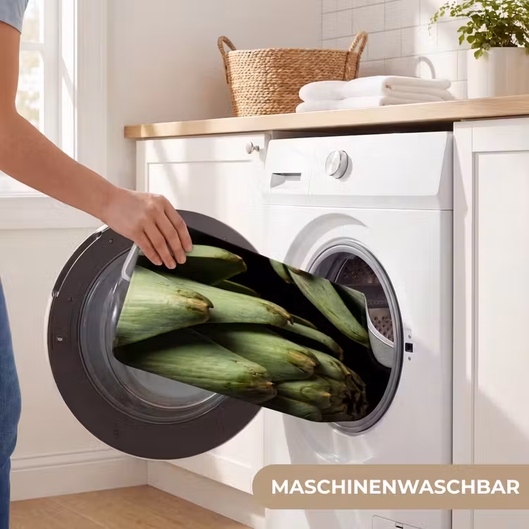 WC Vorleger - Artischocke – Grün – Essen - Artisjok - Groen - Eten WCmat U-uitsnede middel