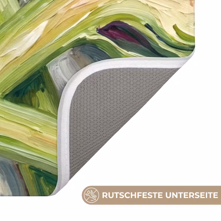 WC Vorleger - Artischocke – Zitrone – Essen - Artisjok - Citroen - Eten WCmat U-uitsnede middel