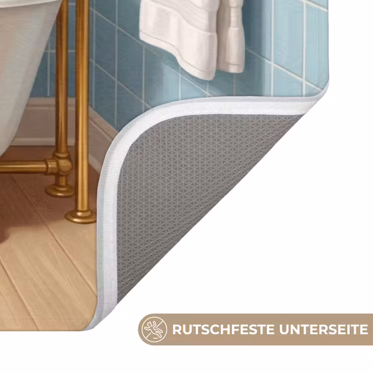Badkamer - Vrouw - Roze WCmat middel -USP_AntislipDE
