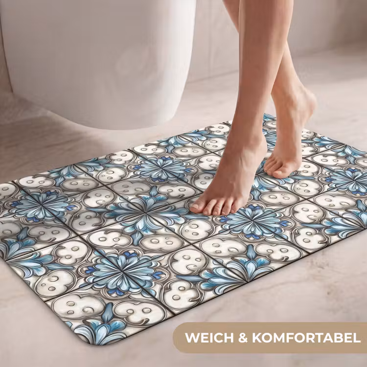 Barok - Tegel - Kleurrijk WCmat middel 1009 -USP_ZachtDE