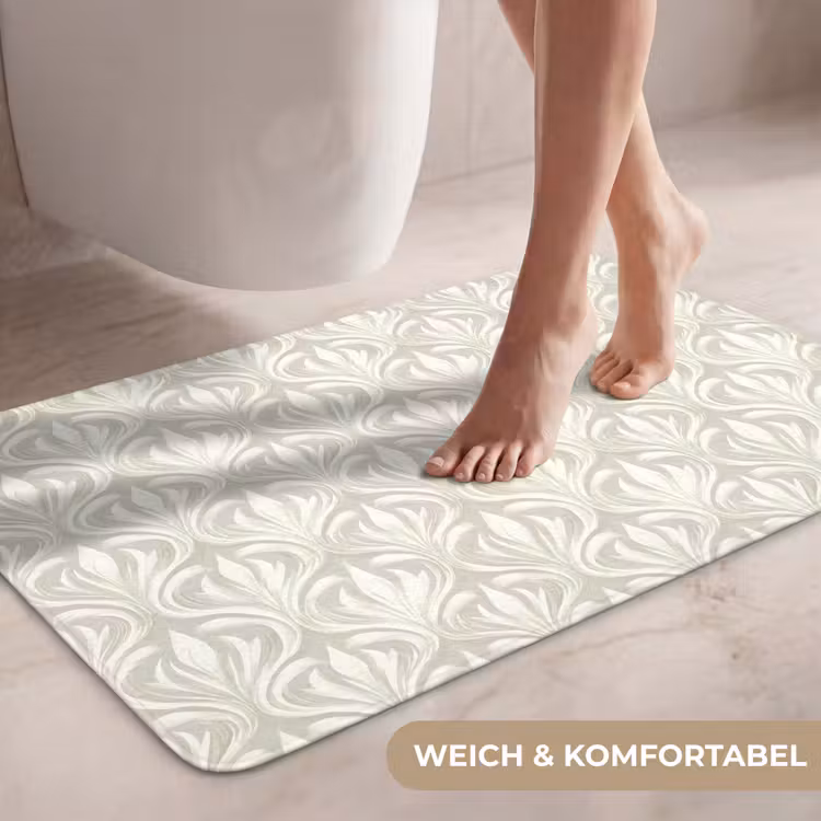 Barok - Patroon - Beige WCmat middel 1009 -USP_ZachtDE