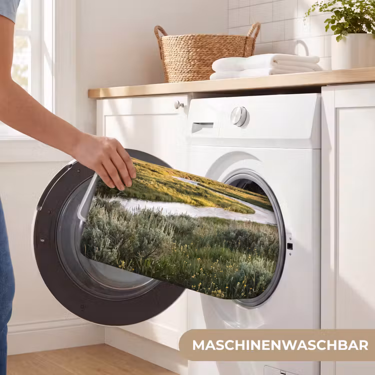 Berglandschap - Rivier - Bos WCmat middel -USP_WasbaarDE