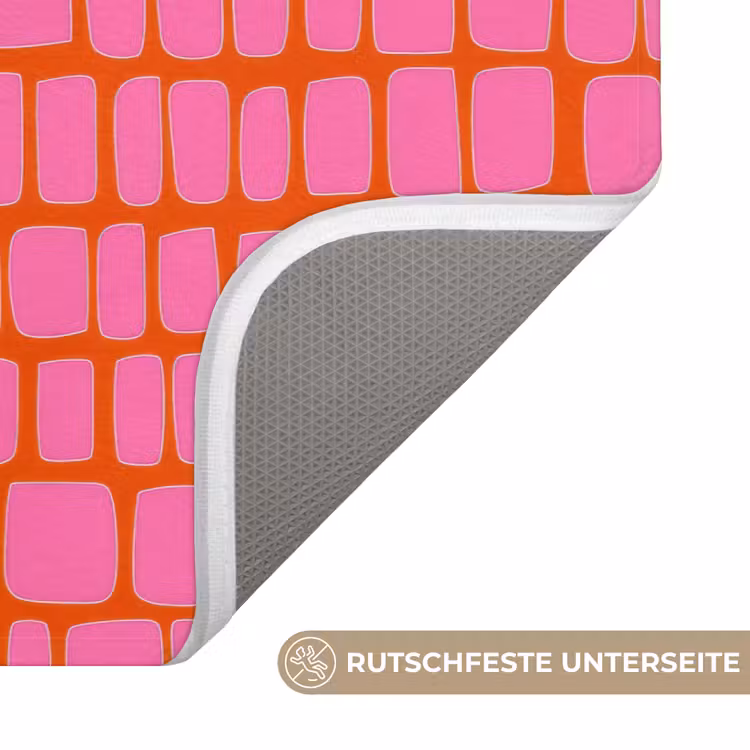Organisch - Raster - Roze WCmat middel 1009 -USP_AntislipDE