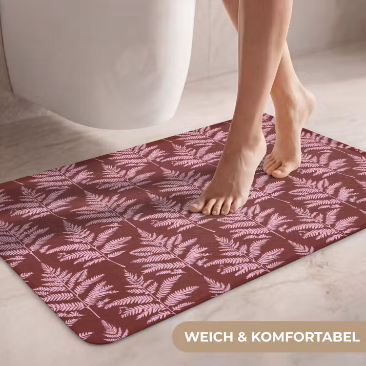 Blad - Patroon - Paars WCmat middel 1009 -USP_ZachtDE