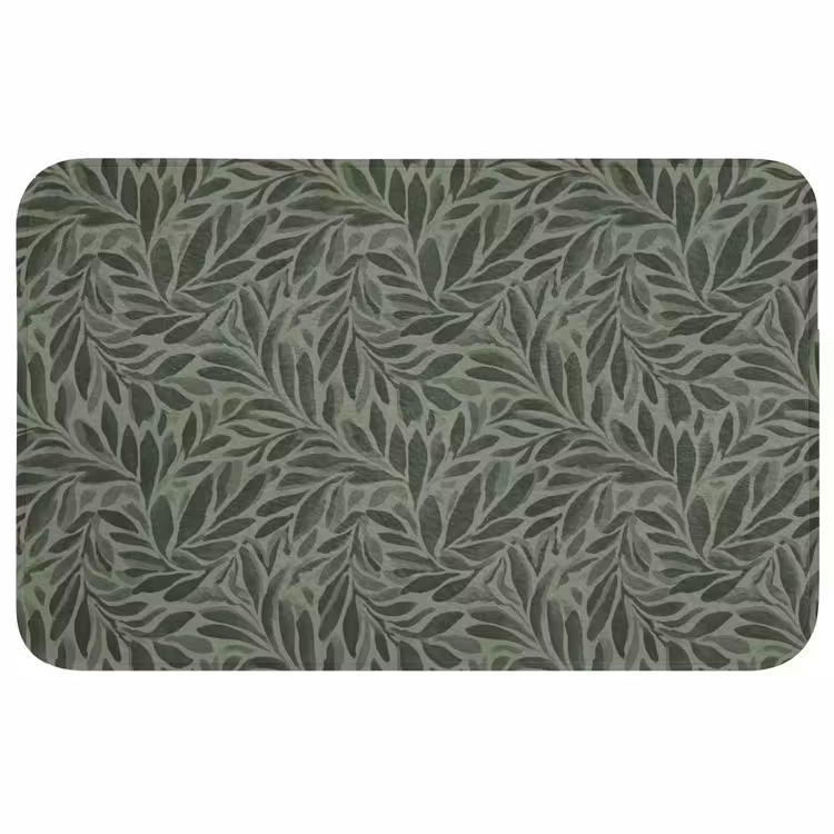 Bladeren - Organisch - Groen WCmat middel 1009 -3d