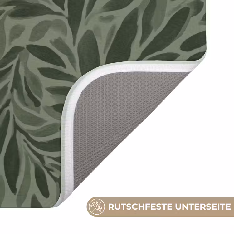 Bladeren - Organisch - Groen WCmat middel 1009 -USP_AntislipDE