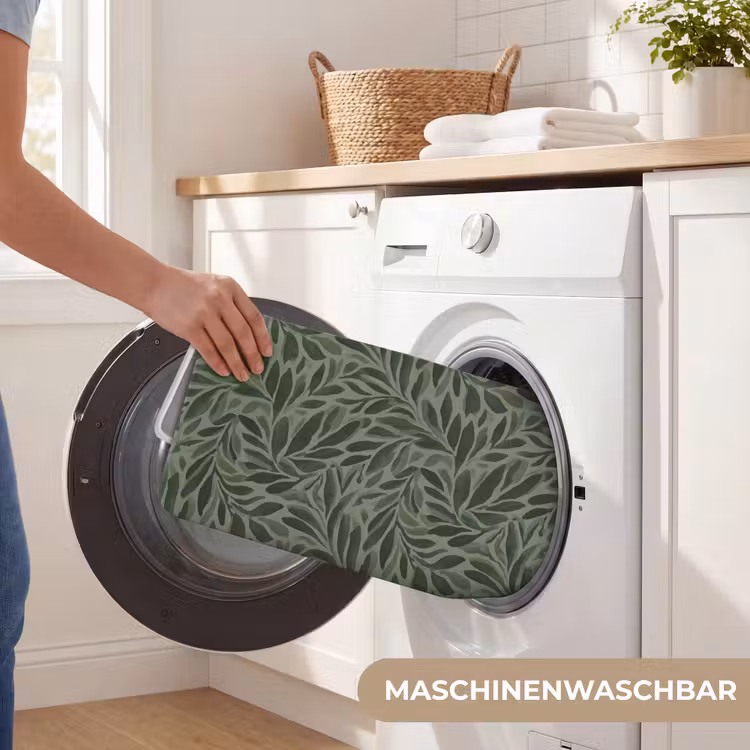 Bladeren - Organisch - Groen WCmat middel 1009 -USP_WasbaarDE
