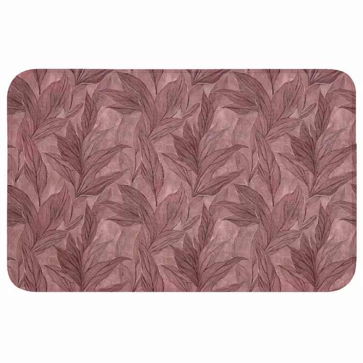 Bladeren - Patroon - Paars WCmat middel 1009 -3d
