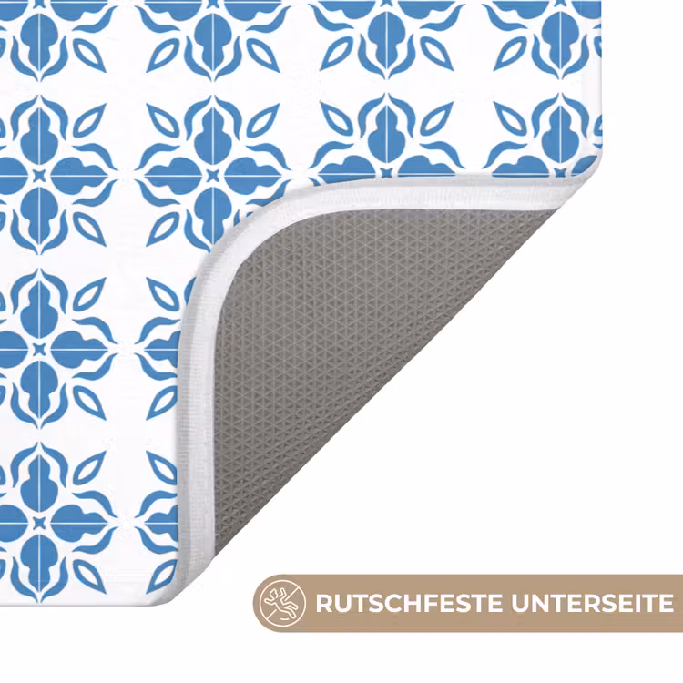 Blauw - Wit - Tegel - Patroon WCmat klein 1009 -USP_AntislipDE
