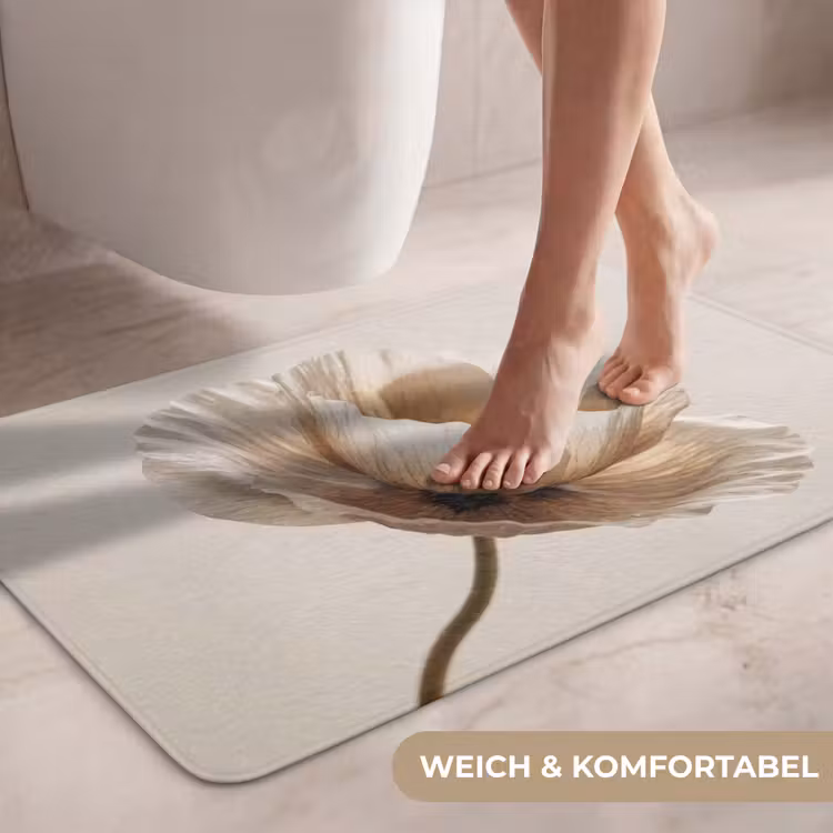 Bloem - Beige - Crème WCmat middel -USP_ZachtDE