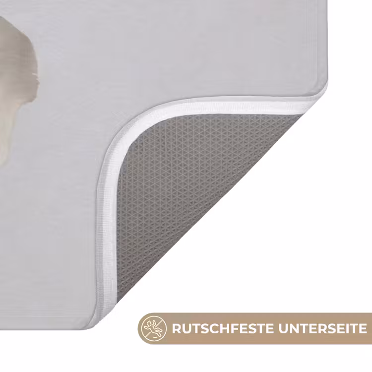 Bloem - Minimalistisch -Wit WCmat middel -USP_AntislipDE