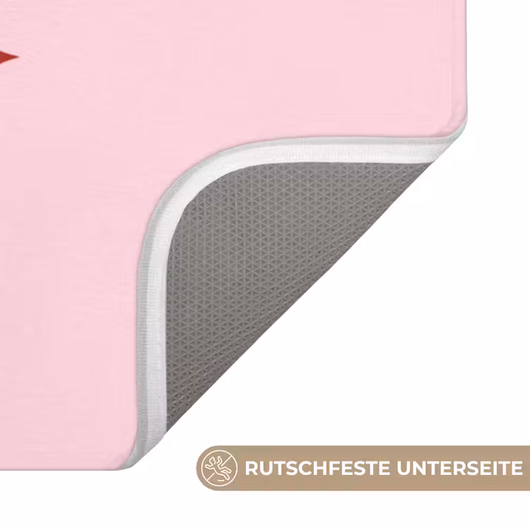 Bloem - Roze - Hartjes WCmat middel -USP_AntislipDE