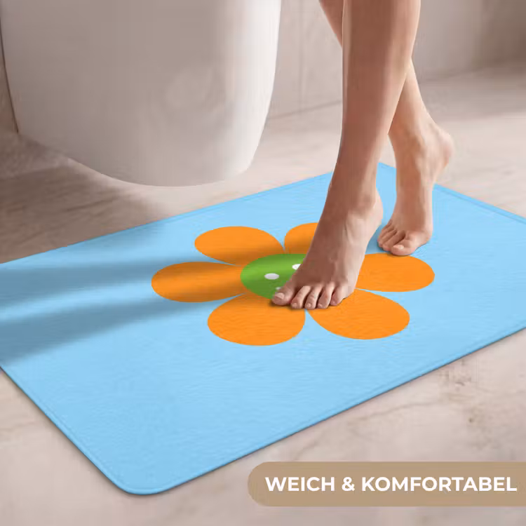 Bloem - Smiley - Kleurrijk WCmat middel -USP_ZachtDE