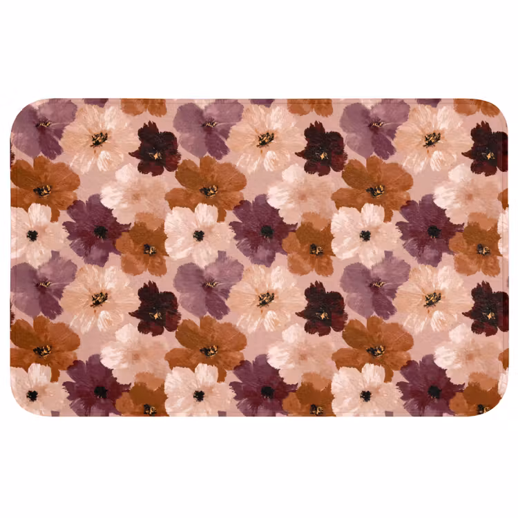 Bloemen - Abstract - Aardetinten WCmat middel 1009 -3d