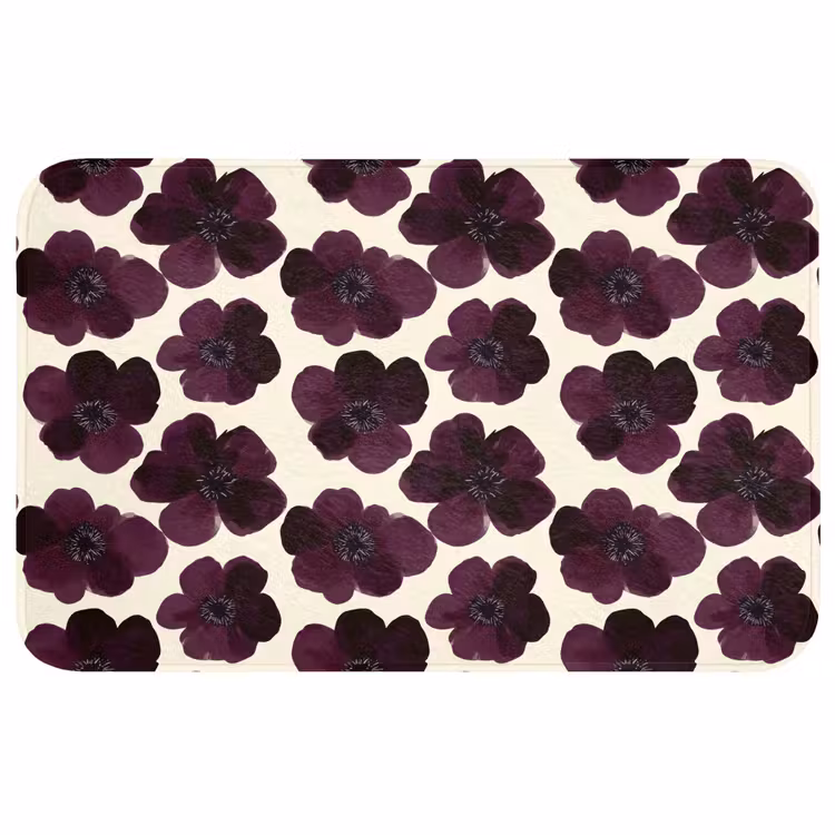 Bloemen - Aquarel - Paars WCmat middel 1009 -3d