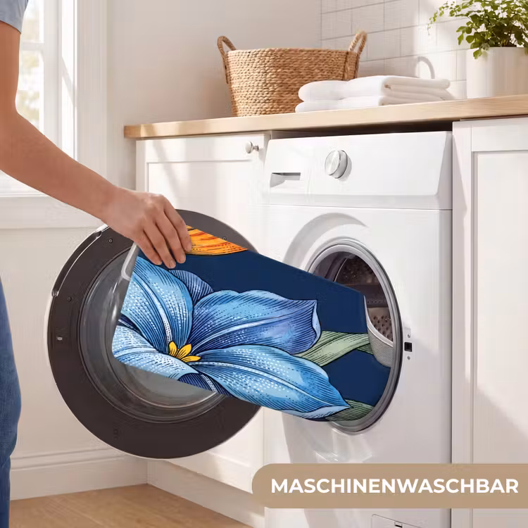 WC Vorleger - Blumen – Botanik – Muster - Bloemen - Botanisch - Patroon WCmat U-uitsnede middel