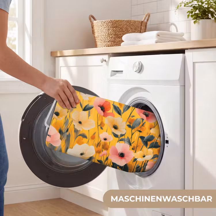 Bloemen - Veld - Geel WCmat middel -USP_WasbaarDE