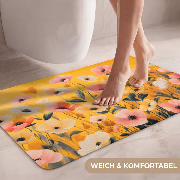 Bloemen - Veld - Geel WCmat middel -USP_ZachtDE