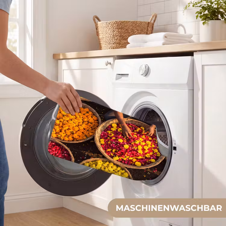 WC Vorleger - Blumen – Markt – Bunt - Bloemen - Markt - Kleurrijk WCmat U-uitsnede middel