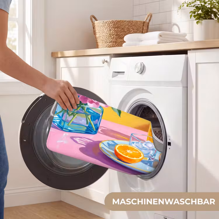 WC Vorleger - Blumen – Rosa – Modern - Bloemen - Roze - Modern WCmat U-uitsnede middel