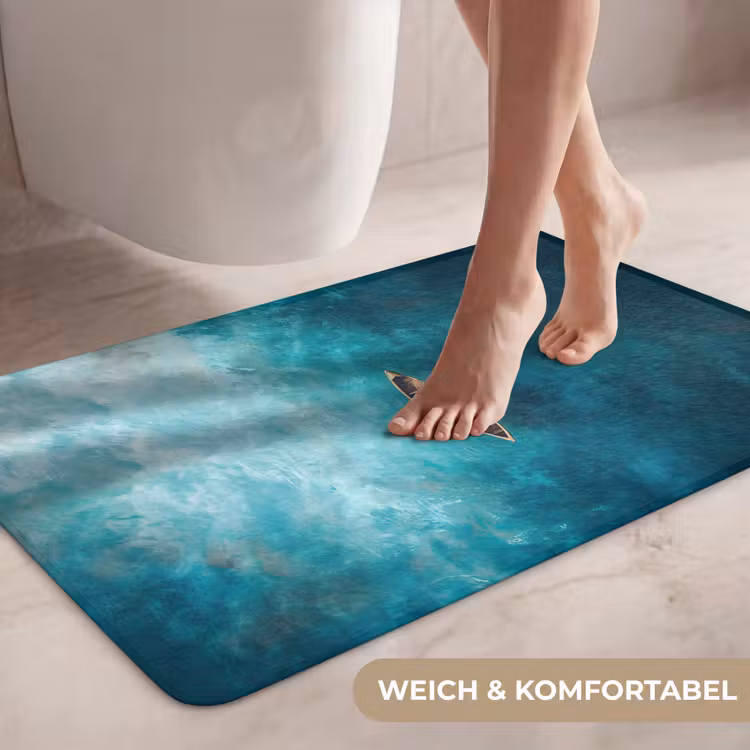 Bootje - Water - Blauw WCmat middel -USP_ZachtDE
