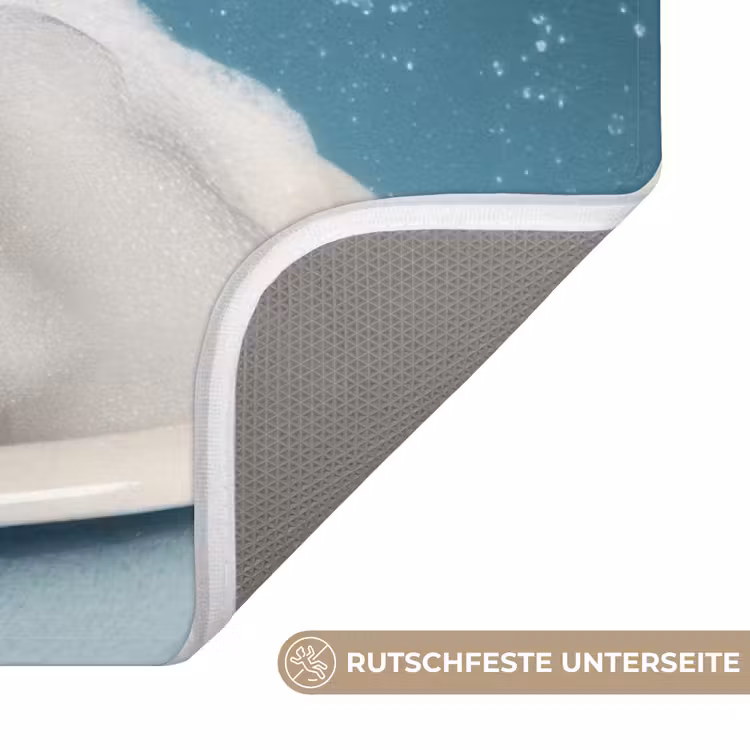 Teckel - Bad - Schuim - Waterdruppels WCmat middel -USP_AntislipDE