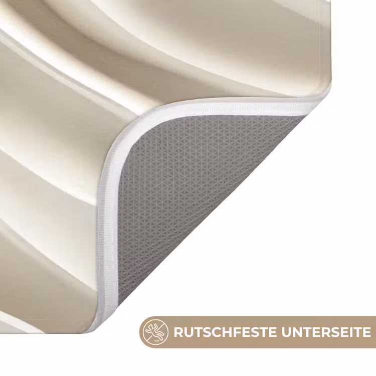 Diagonaal - Golven - Crème WCmat middel 1009 -USP_AntislipDE