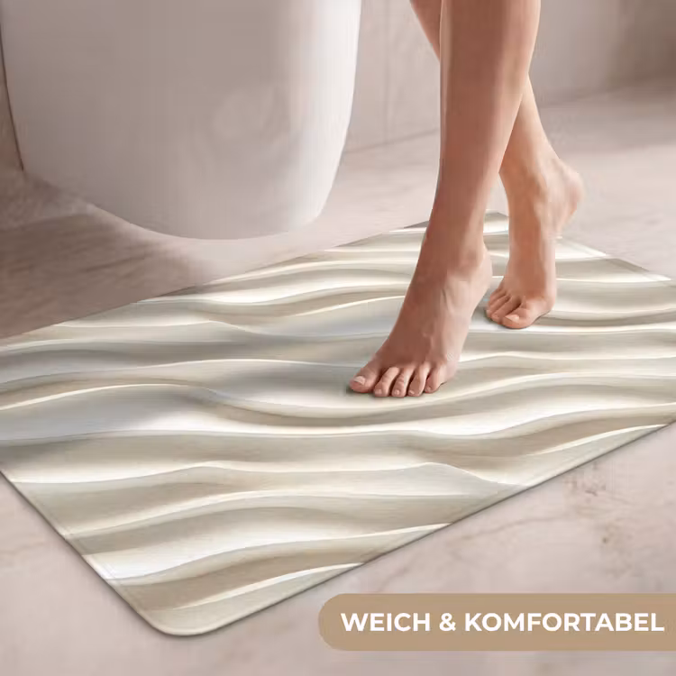 Diagonaal - Golven - Crème WCmat middel 1009 -USP_ZachtDE