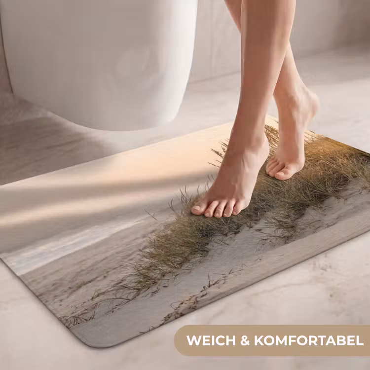 Duinlandschap - Zonsondergang - Strand WCmat middel -USP_ZachtDE