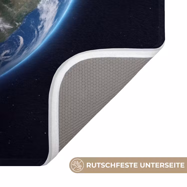 WC Vorleger - Erde – Weltraum – Kosmos - Aarde - Ruimte - Kosmos WCmat U-uitsnede middel