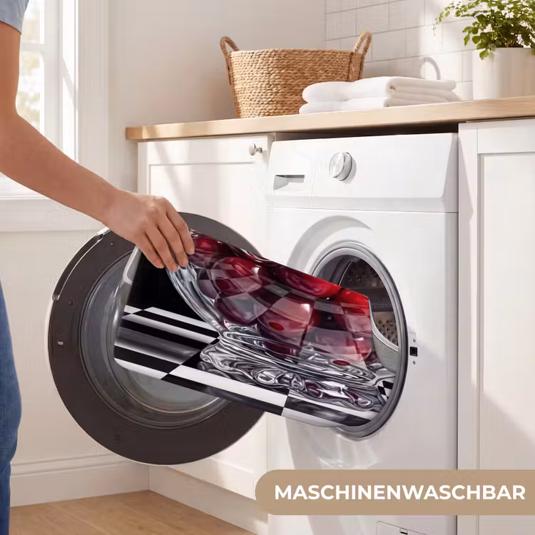 WC Vorleger - Essen – Kirschen – Rot - Eten - Kersen - Rood WCmat U-uitsnede middel