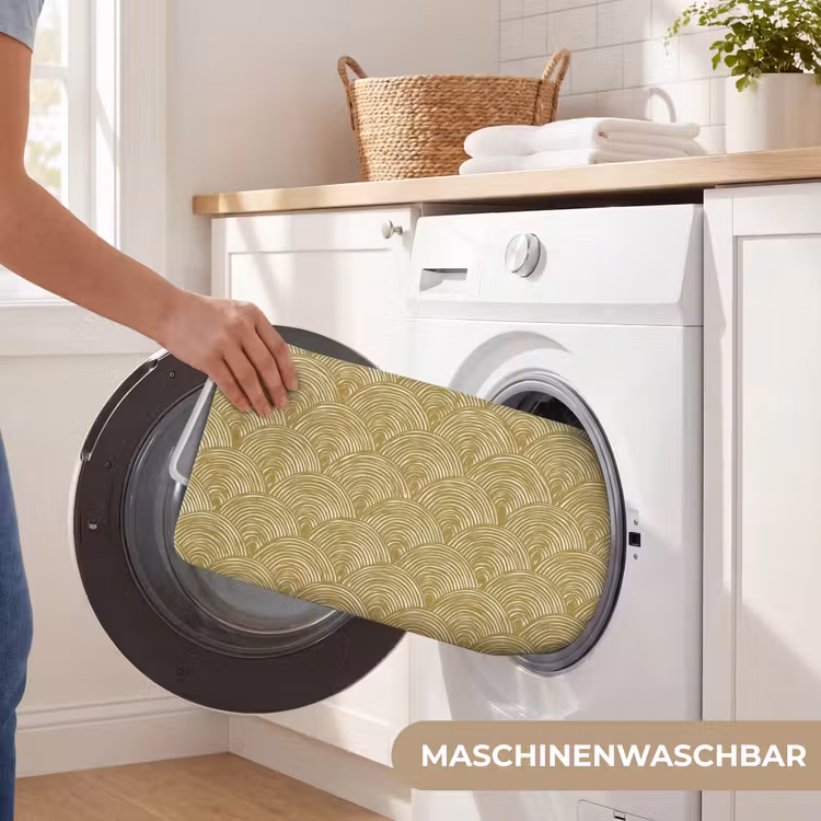 Waaier - Geometrisch - Groen WCmat middel 1009 -USP_WasbaarDE