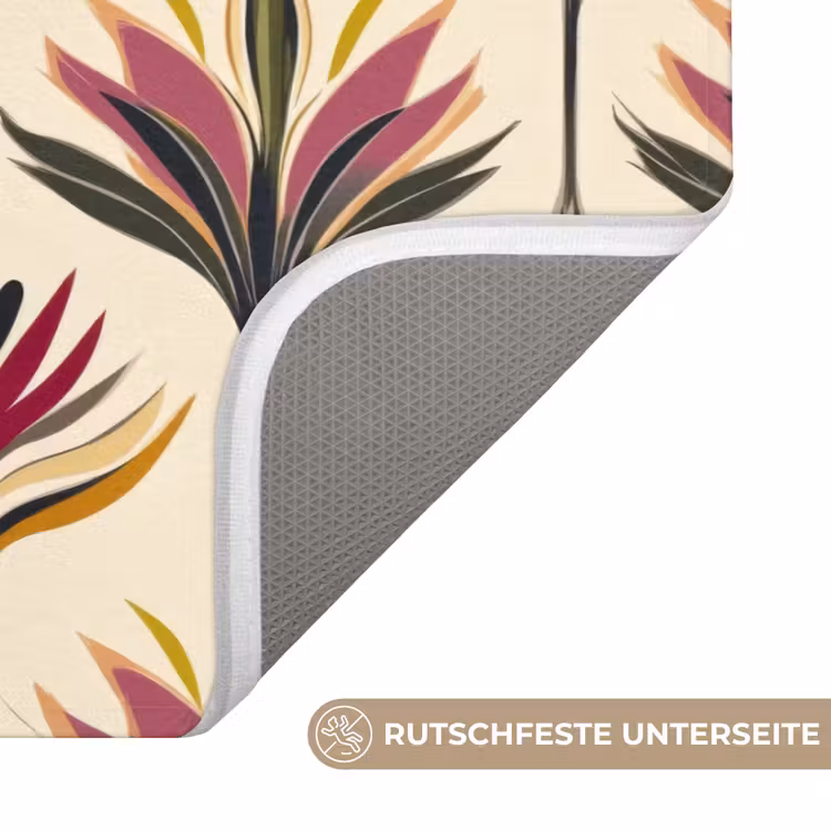 Waaier - Motief - Kleurrijk WCmat middel 1009 -USP_AntislipDE