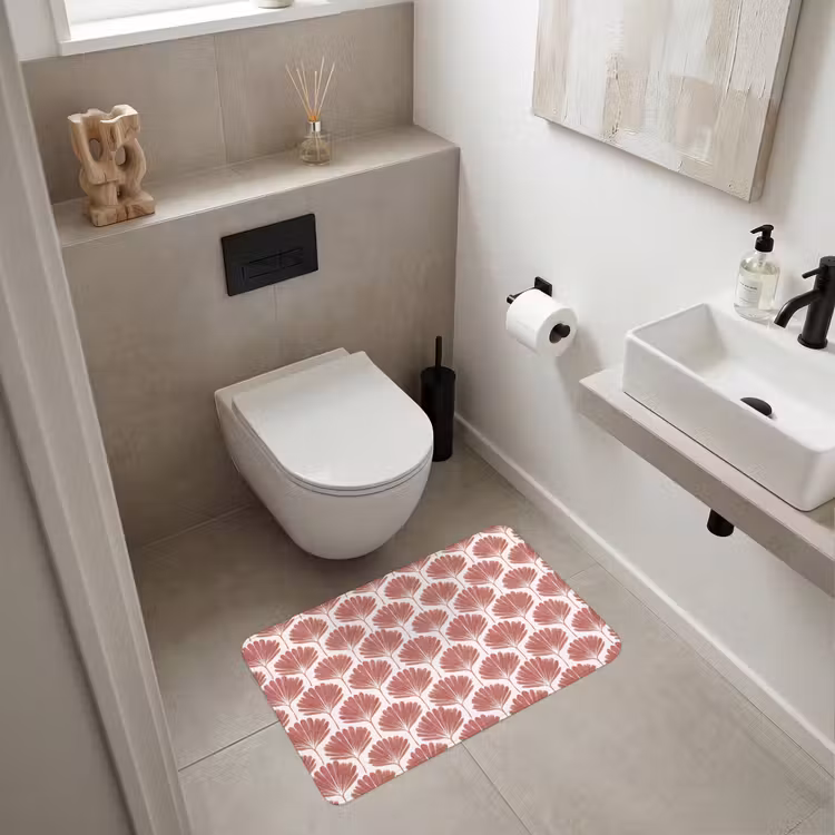 Waaier - Motief - Terra WCmat middel 1009 -sfeer1
