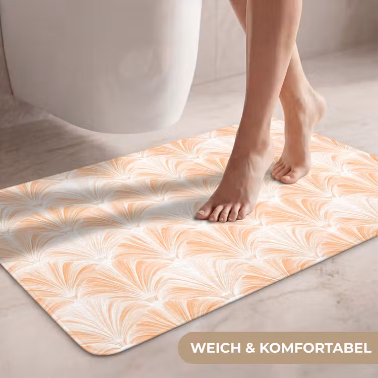 Waaier - Patroon - Perzik WCmat middel 1009 -USP_ZachtDE