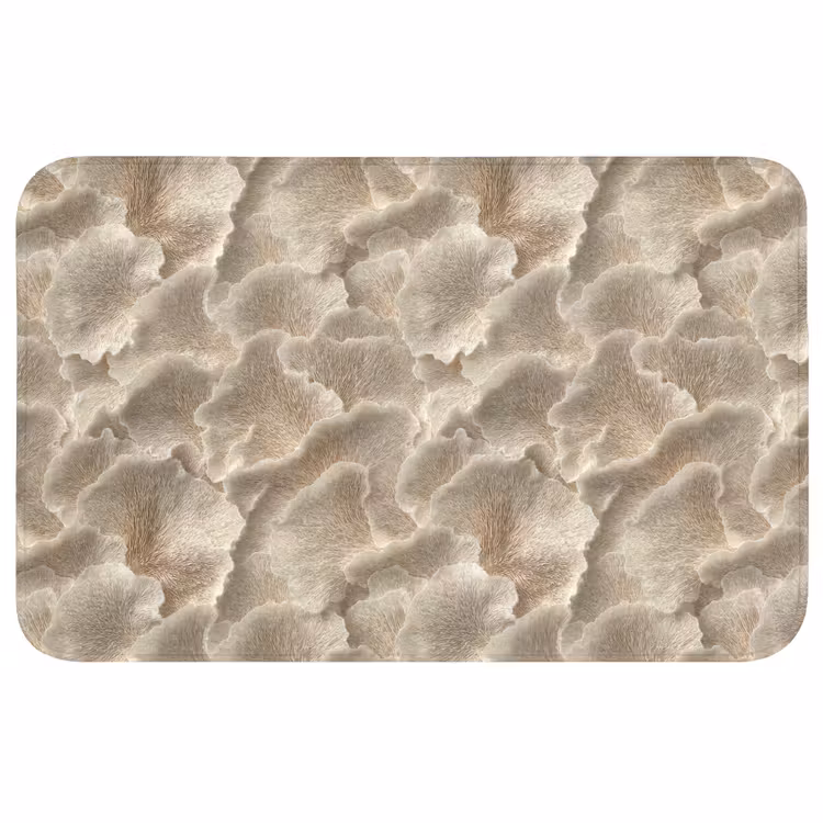 Waaierstructuren - Beige - Vezeltextuur WCmat middel 1009 -3d