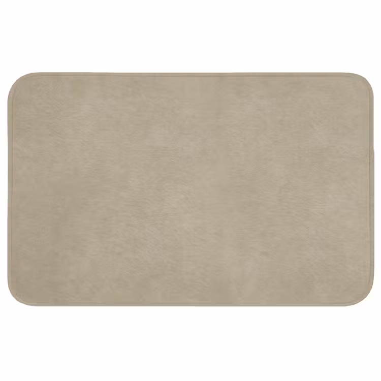 Taupekleur - Gewolkt textuur - Natuurlijk WCmat middel 1009 -3d