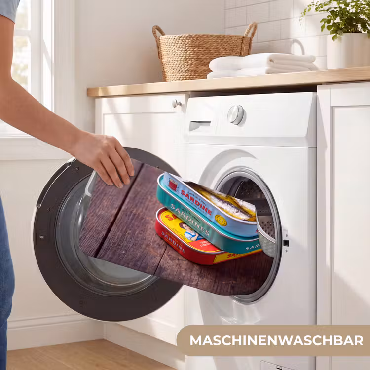 WC Vorleger - Fisch – Dosen – Küche - Vis - Blikjes - Keuken WCmat U-uitsnede middel