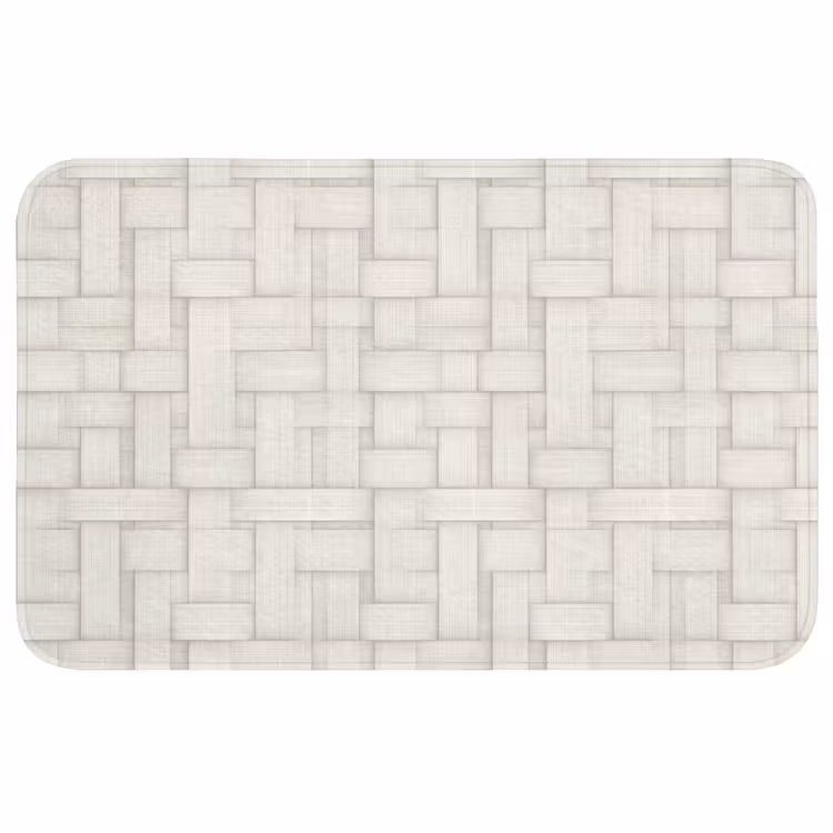 Vlechtwerk - Banen - Beige WCmat middel 1009 -3d