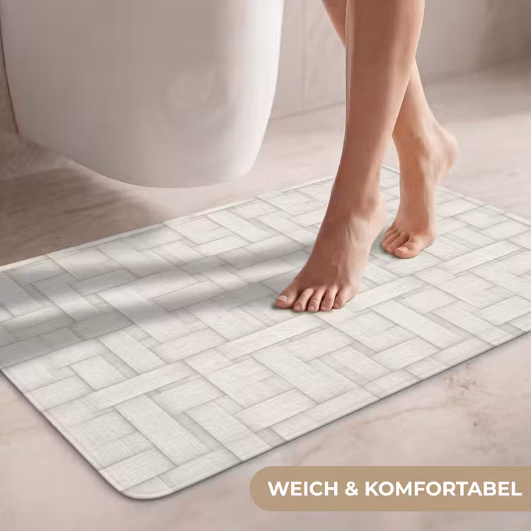 Vlechtwerk - Banen - Beige WCmat middel 1009 -USP_ZachtDE
